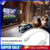 #A USB 3.1 Type-C To HDMI-compatible Converter Cable Portable Aluminum Alloy